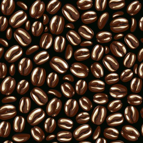 Seamless pattern di caffè vettore