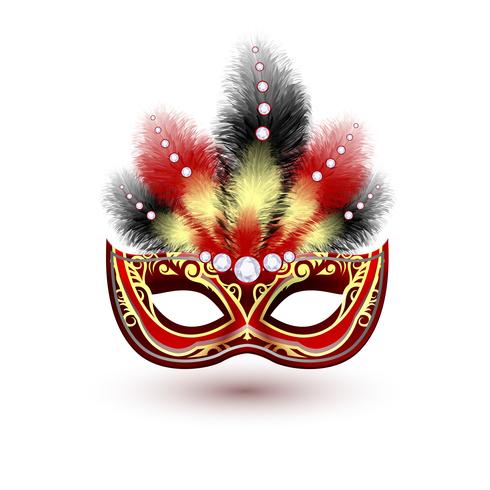 Emblema di maschera di carnevale veneziano 460307 Arte vettoriale a Vecteezy