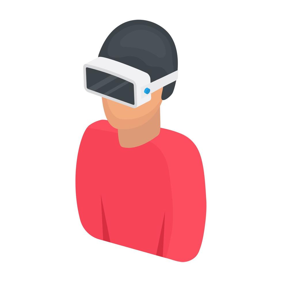 concetti di realtà virtuale vettore