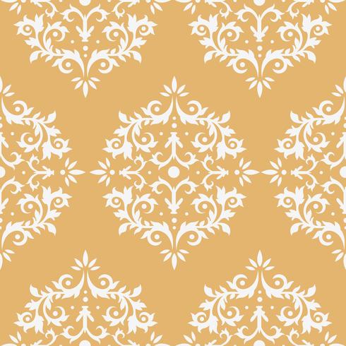 Damasco Seamless Pattern vettore