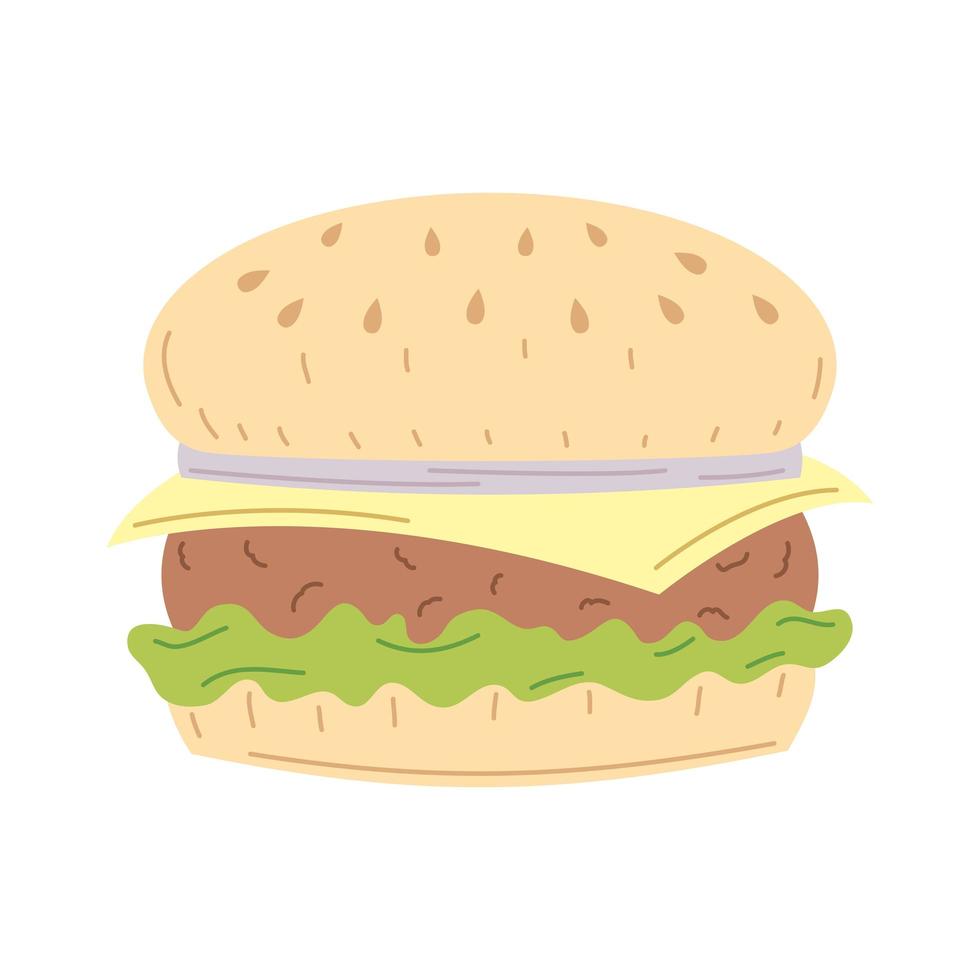 ottimo design per hamburger vettore
