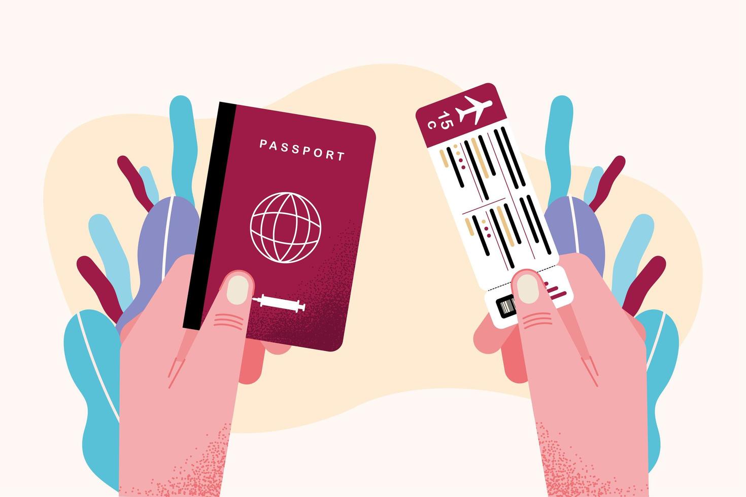 passaporto e biglietto sanitario vettore