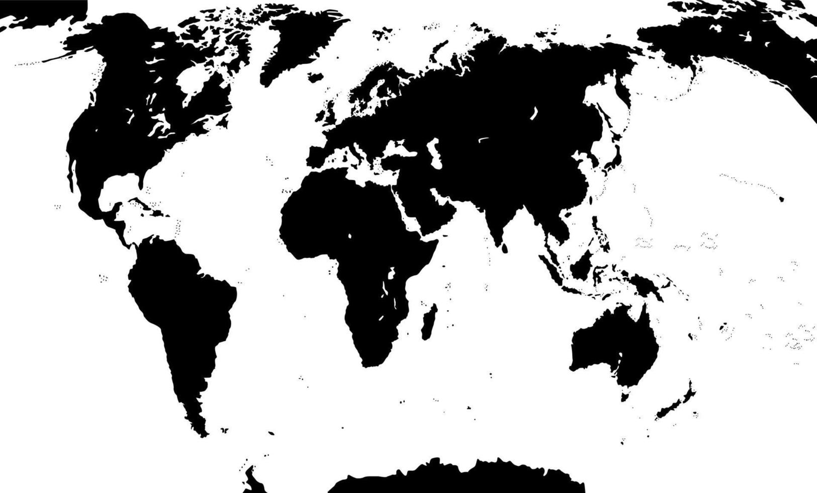 mappa del mondo. illustrazione vettoriale. vettore