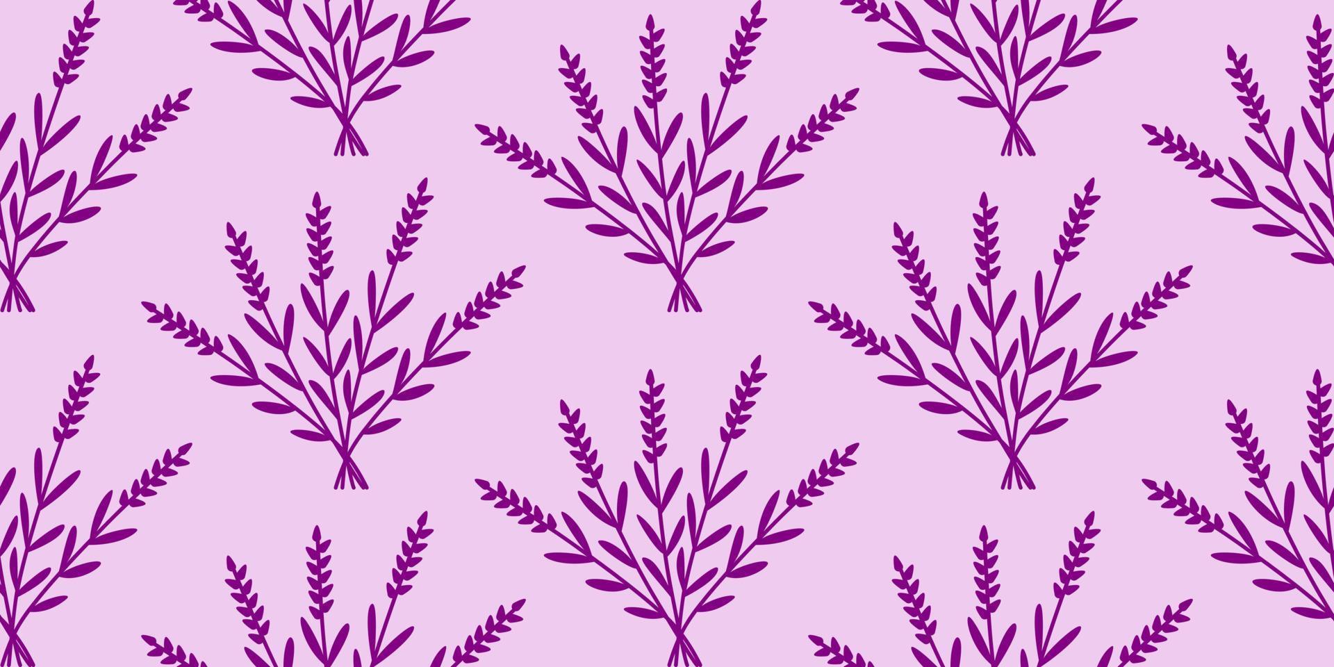 sfondo viola con fiore di lavanda trama. vettore
