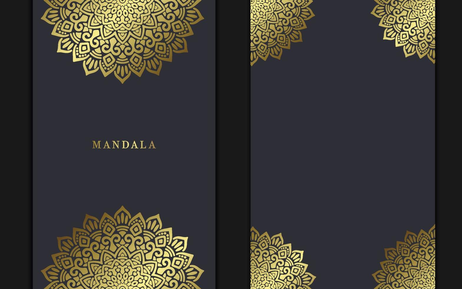 modello di mandala con elementi eleganti e classici. ottimo per invito, volantino, menu, brochure, sfondo vettore