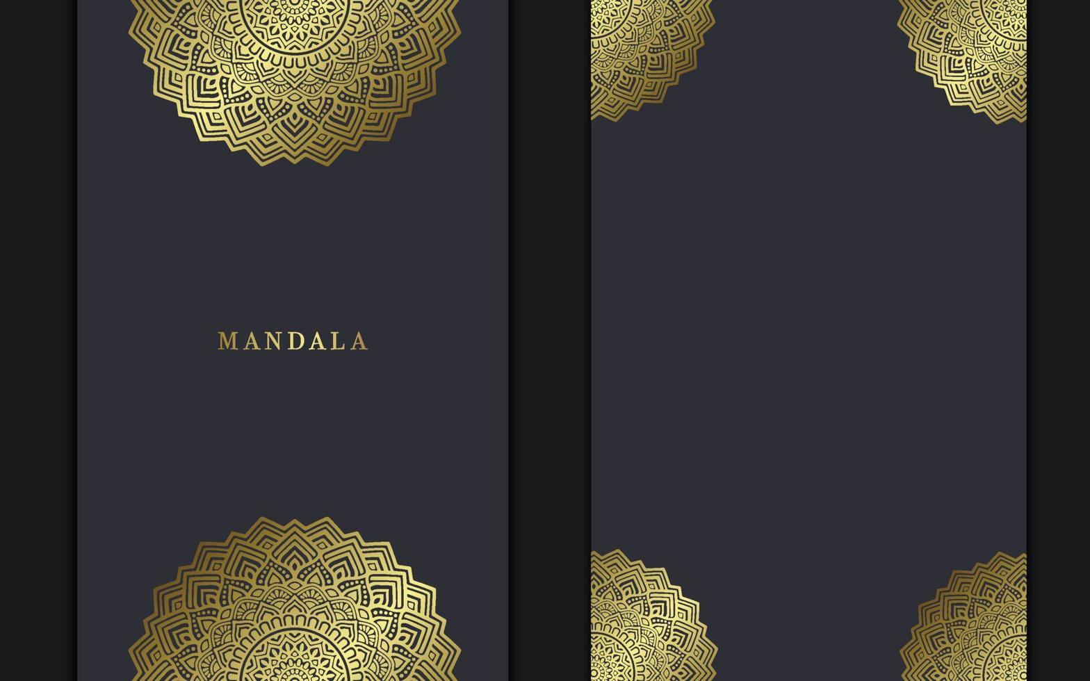 sfondo mandala di lusso con motivo arabesco dorato stile orientale islamico arabo. mandala decorativo in stile ramadan. mandala per stampa, poster, copertina, brochure, flyer, banner vettore