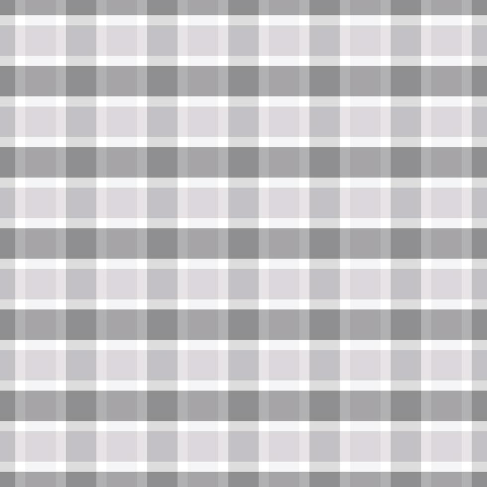 scozzese senza cuciture motivo scozzese vettoriale con tono grigio pastello per stampa, carta da parati, tessuto, percalle, tovaglia, sfondo a scacchi.