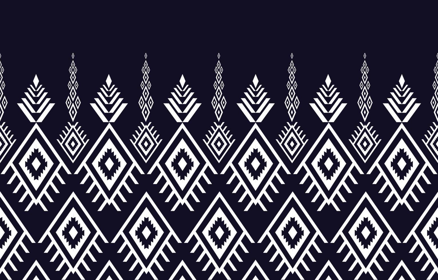 disegno geometrico etnico astratto senza soluzione di continuità in stile nativo disegni per sfondi, sfondi, tappeti, involucri, tessuti, batik, illustrazione vettoriale tessili