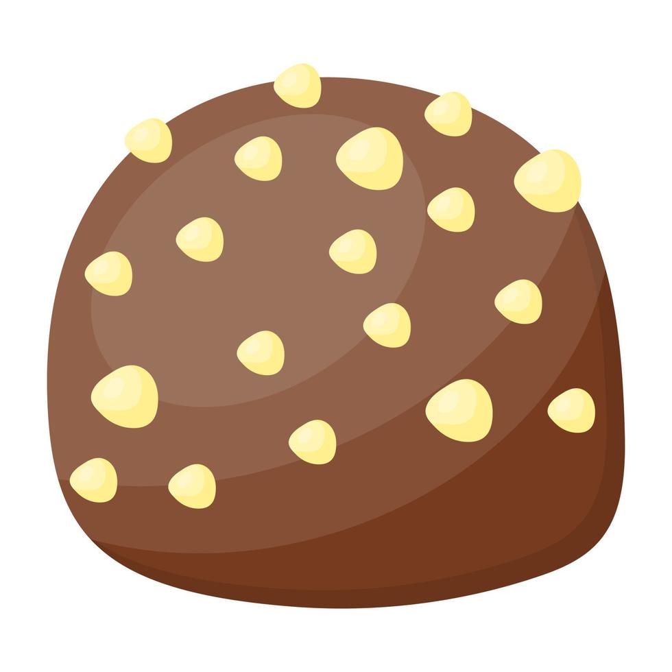 biscotto al cioccolato e arachidi vettore
