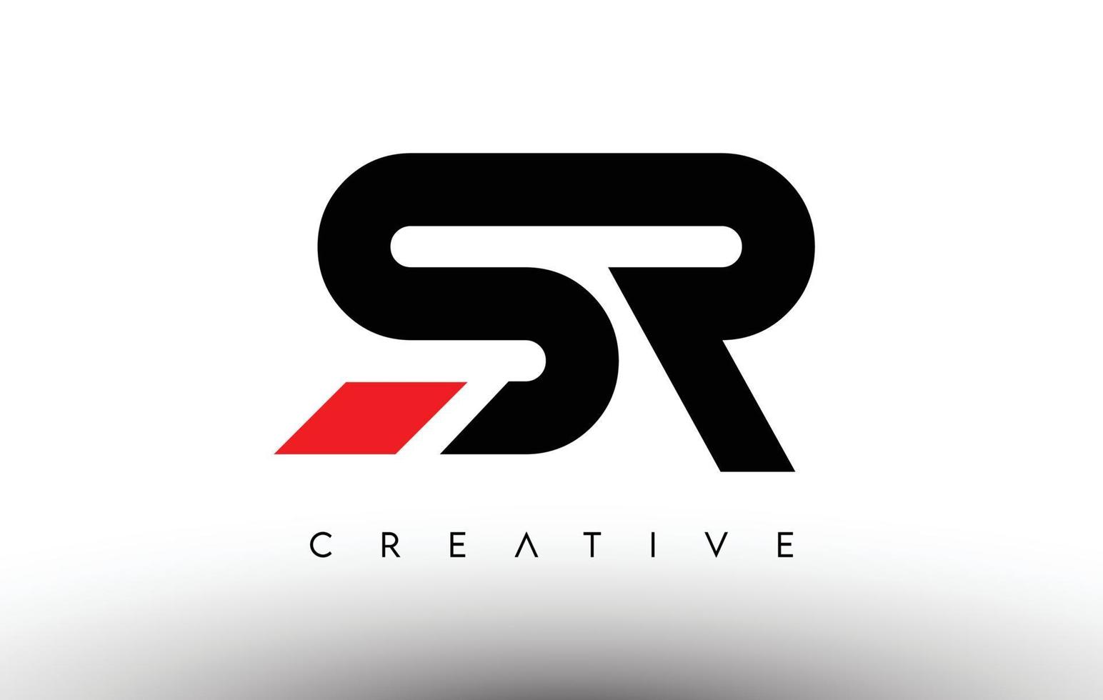 sr design creativo del logo della lettera moderna. sr icona lettere logo vector