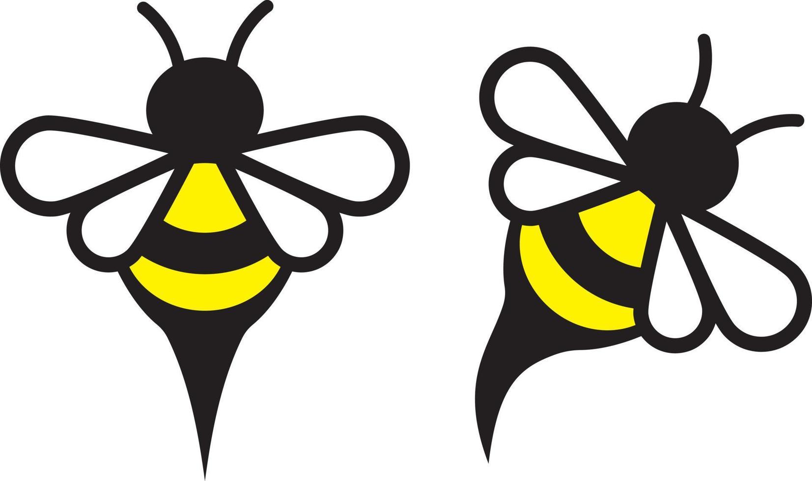 semplice icona delle api vettore