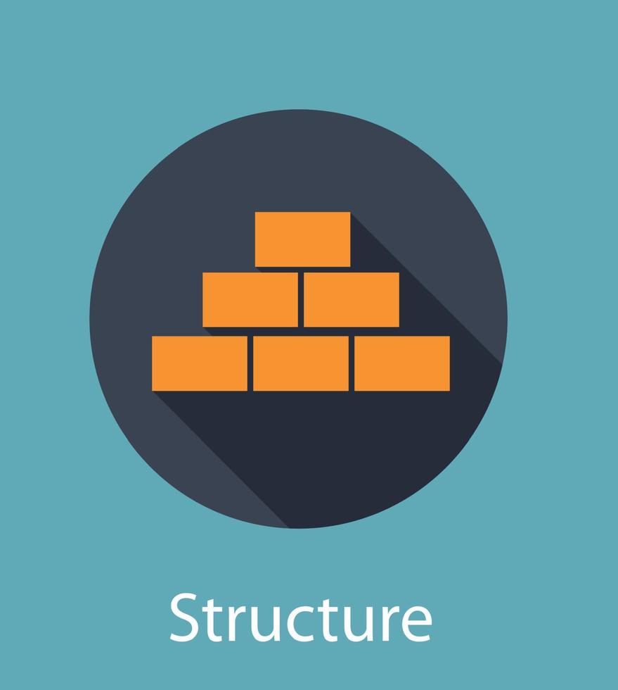 struttura piatta concetto icona illustrazione vettoriale