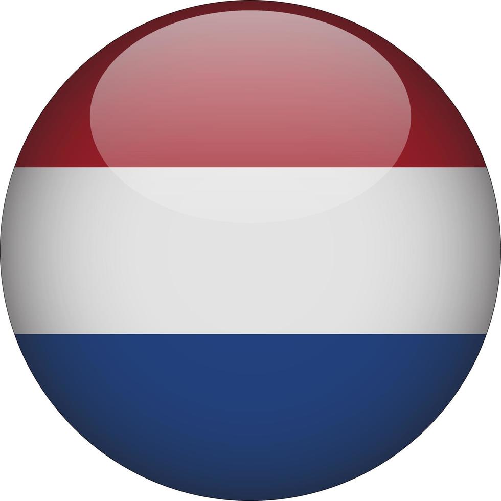 illustrazione del fondo d'ondeggiamento della bandiera nazionale dei Paesi Bassi vettore