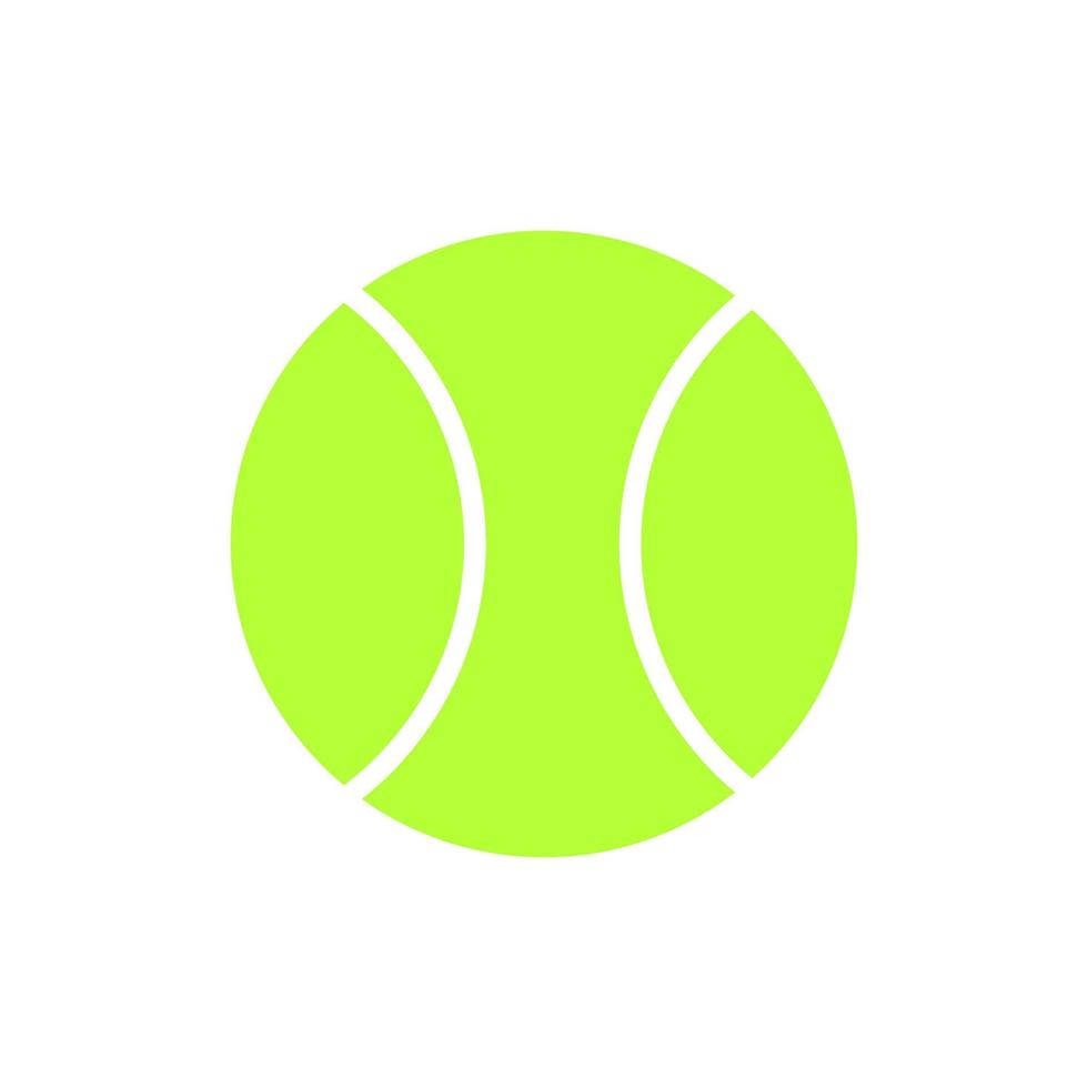 icona della pallina da tennis. vettore o clipart della pallina da tennis.