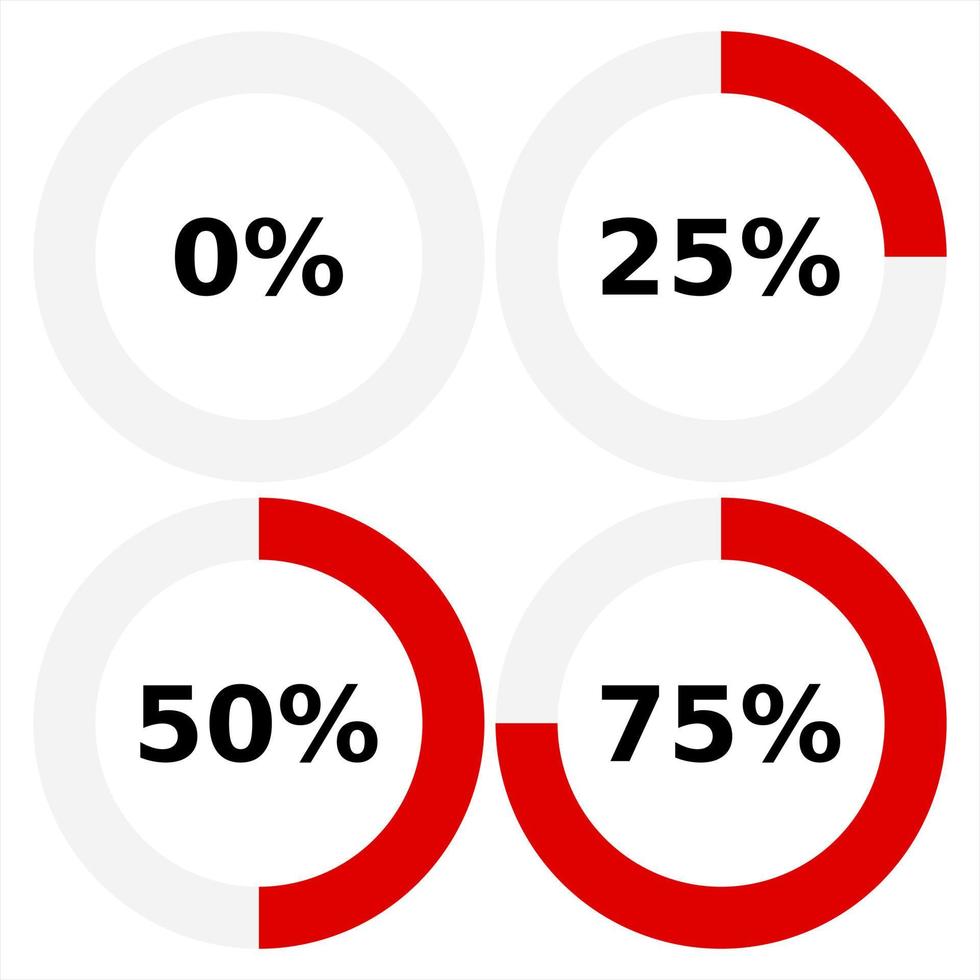 composizione astratta. icona dell'elemento della barra di caricamento. timer di download di web design creativo. indicatore di completamento degli utenti vettore