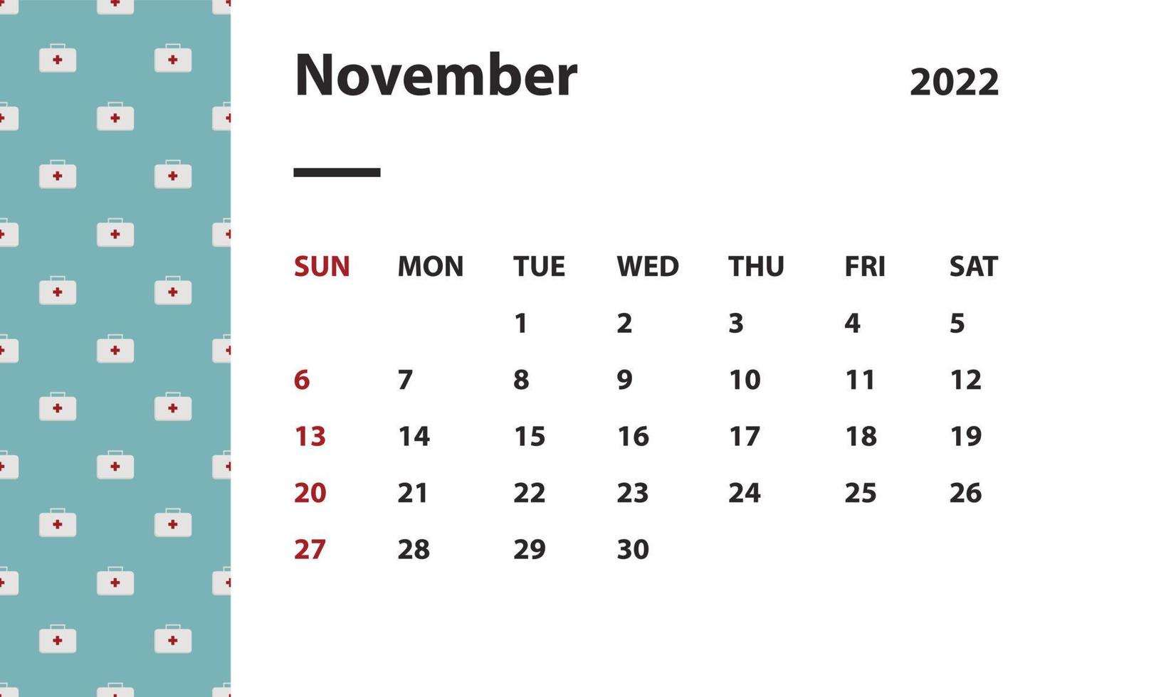 sfondo carta parati layout calendario ufficio tempo diario 2022 capodanno modello icona logo modello giorno mese stile diario piatto design elemento nero vintage affari stagione numero data domenica elemento bianco vettore