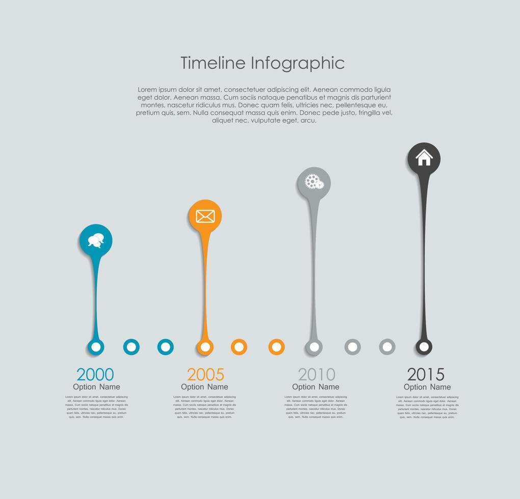 modelli di infografica per l'illustrazione vettoriale aziendale