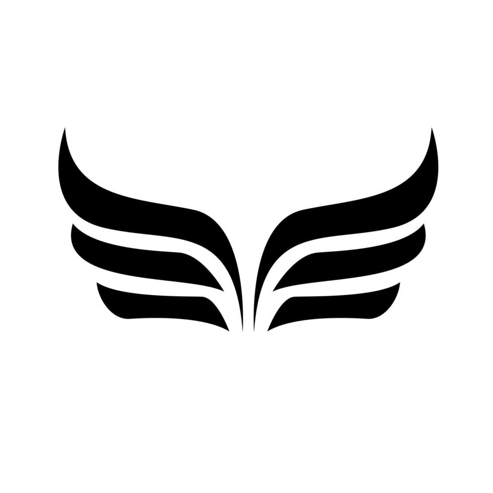 icona logo ala vettore