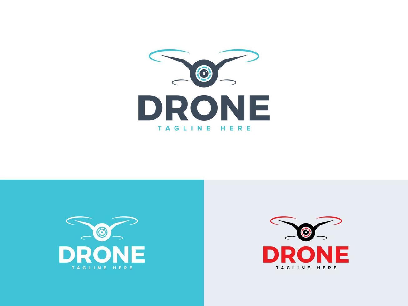 modello di vettore logo drone