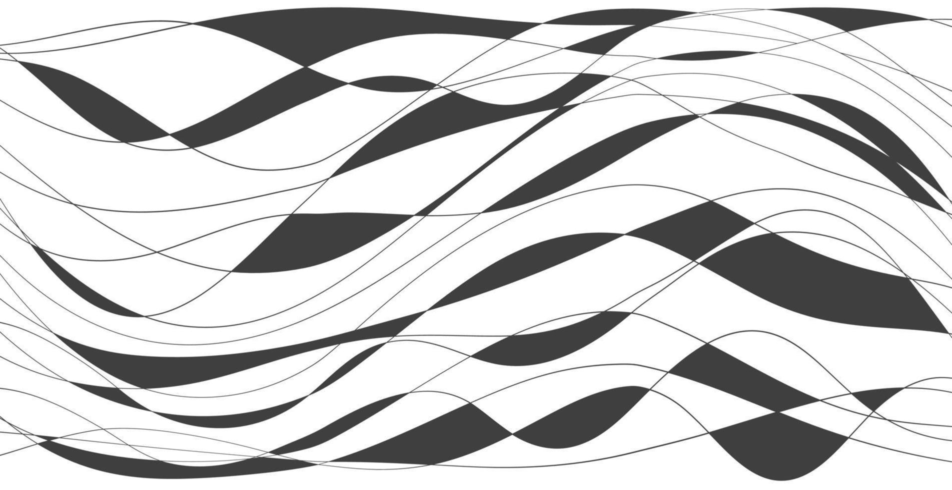 linee disegnate a mano. modello astratto onda semplice senza soluzione di continuità, modello liscio, web design, biglietto di auguri, tessile, sfondo tecnologico, illustrazione vettoriale eps 10