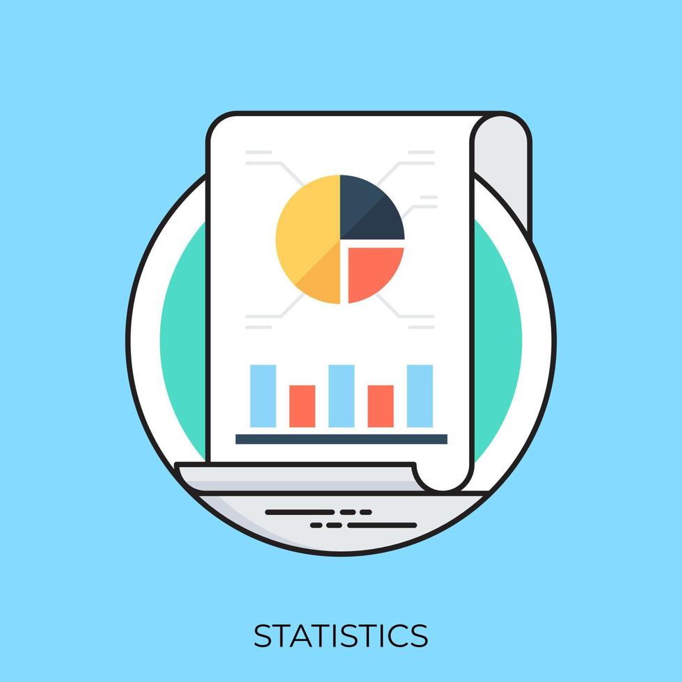 concetti di statistica alla moda vettore