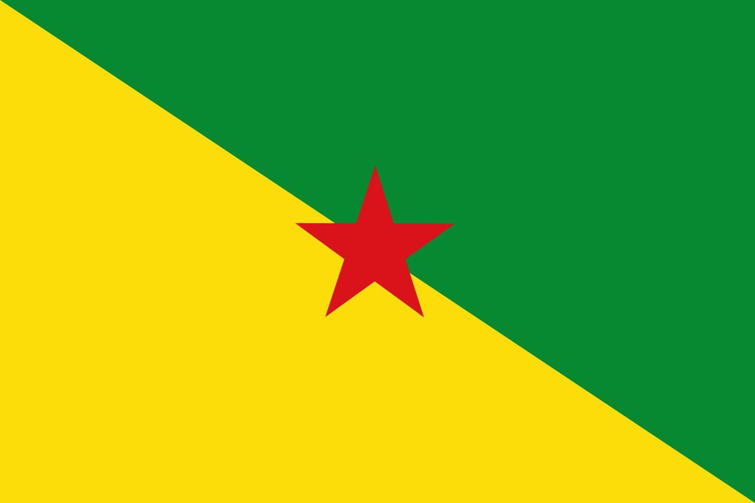 vettore di bandiera della guiana francese