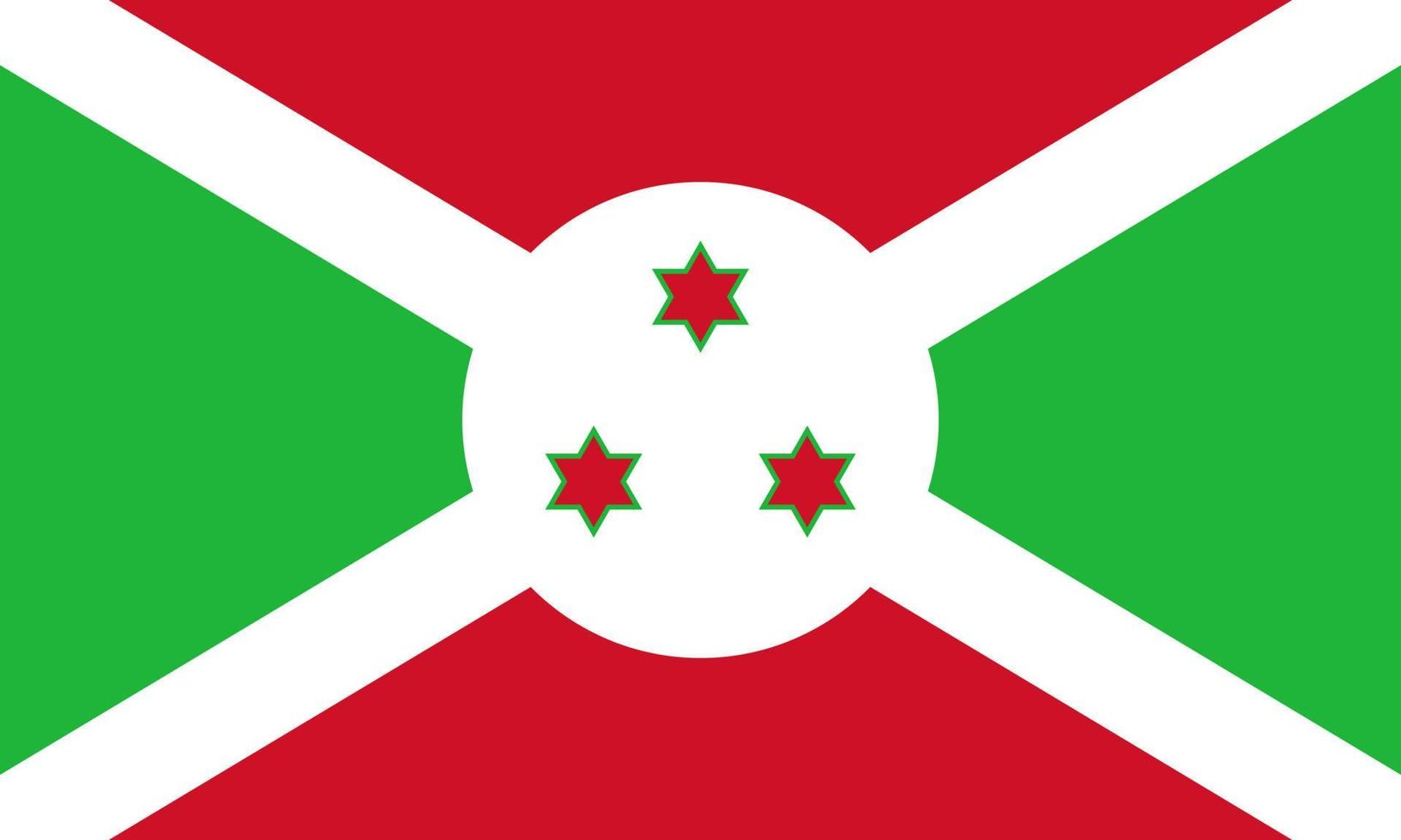 vettore di bandiera del burundi