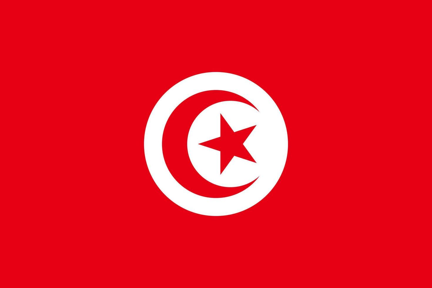 vettore di bandiera tunisia