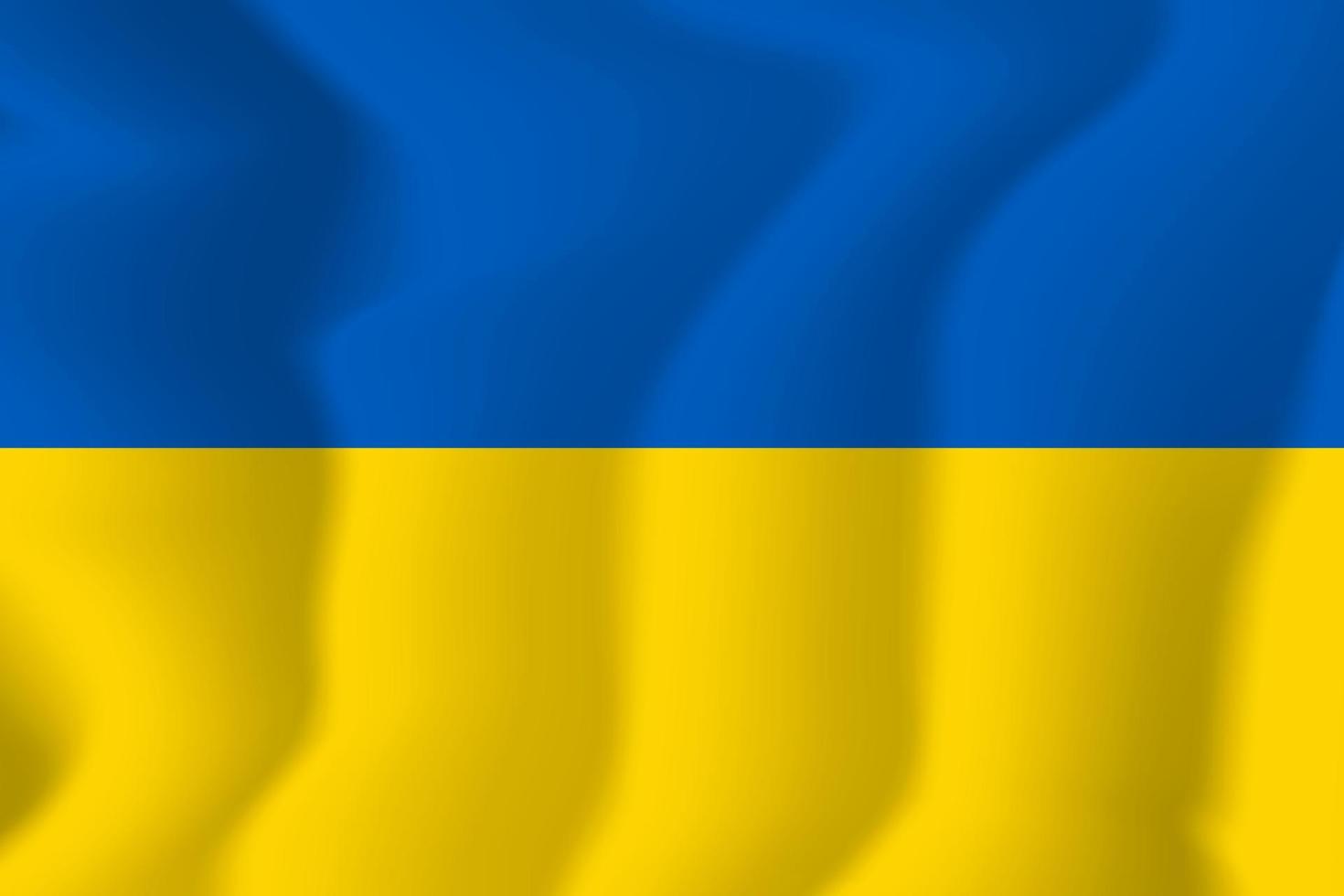 illustrazione del fondo della bandiera d'ondeggiamento nazionale dell'ucraina vettore