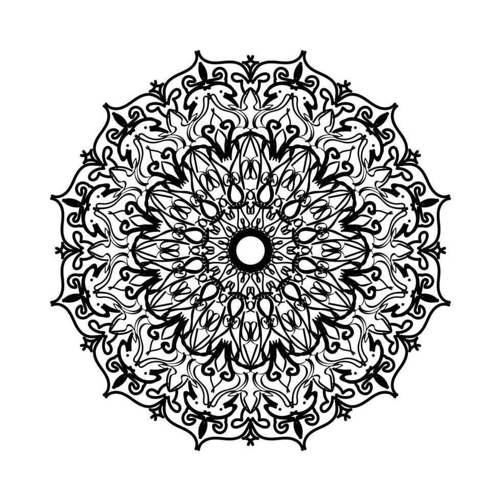 elementi di decorazione d'arte mandala modello circolare vettore