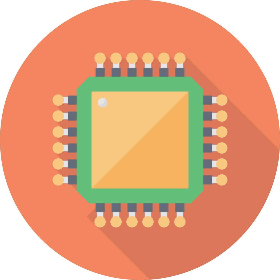 illustrazione vettoriale di chip su uno sfondo trasparente. simboli di qualità premium. icona piana di vettore per concept e graphic design.