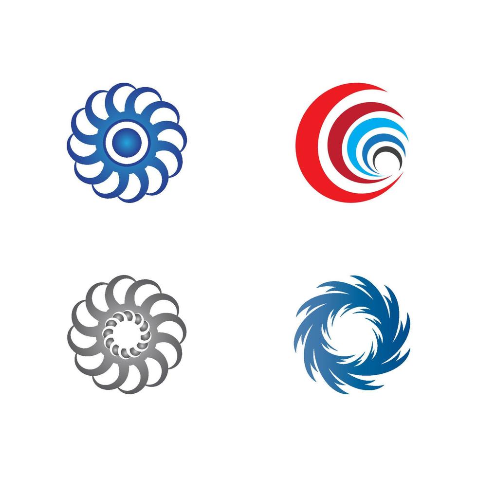 vortice illustrazione vettoriale icona logo