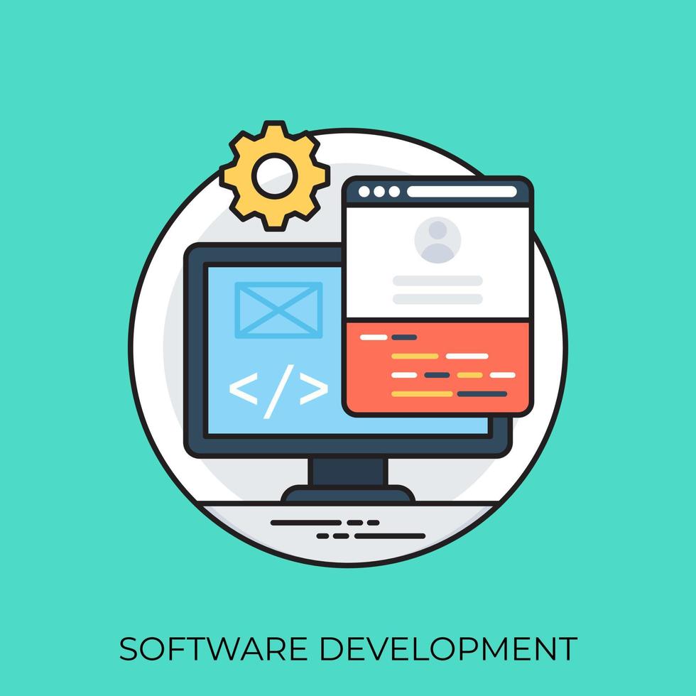 concetti di sviluppo software vettore