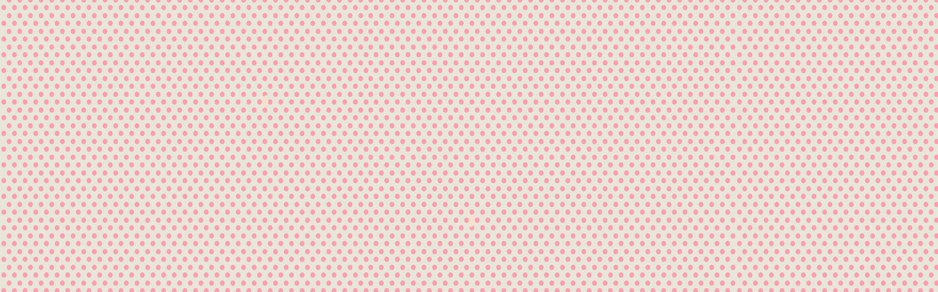 modello pastello vettoriale senza soluzione di continuità con pois rosa scuro su uno sfondo rosa baby dolce.