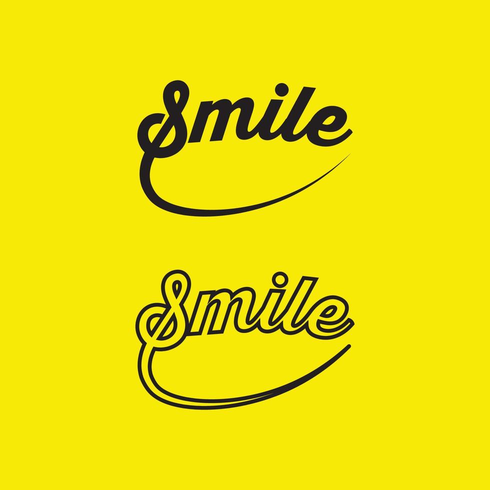 icona sorriso, sorriso, disegno vettoriale logo felice business emoticon, design divertente e vettore emoji felicità