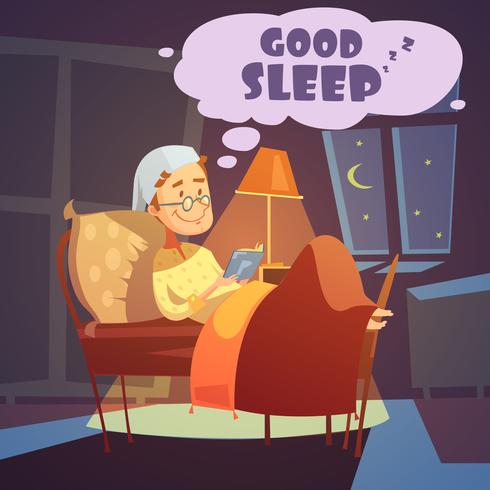 Buona illustrazione del sonno vettore