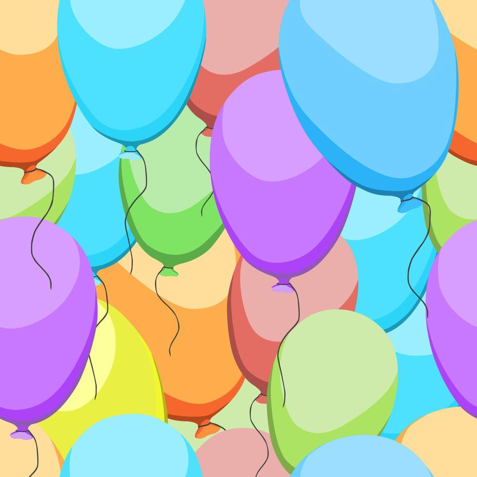 palloncini colorati vettore