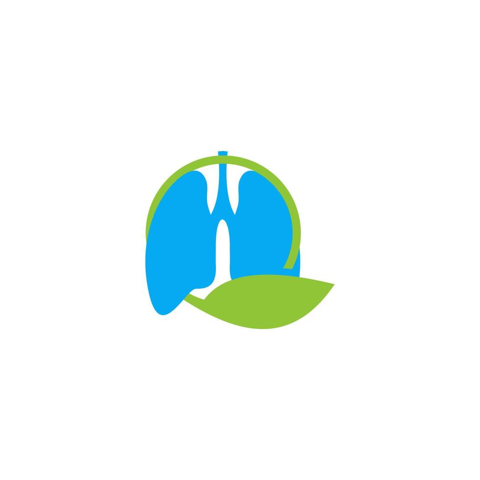 illustrazione grafica vettoriale del polmone della natura. perfetto da utilizzare per le aziende del settore sanitario