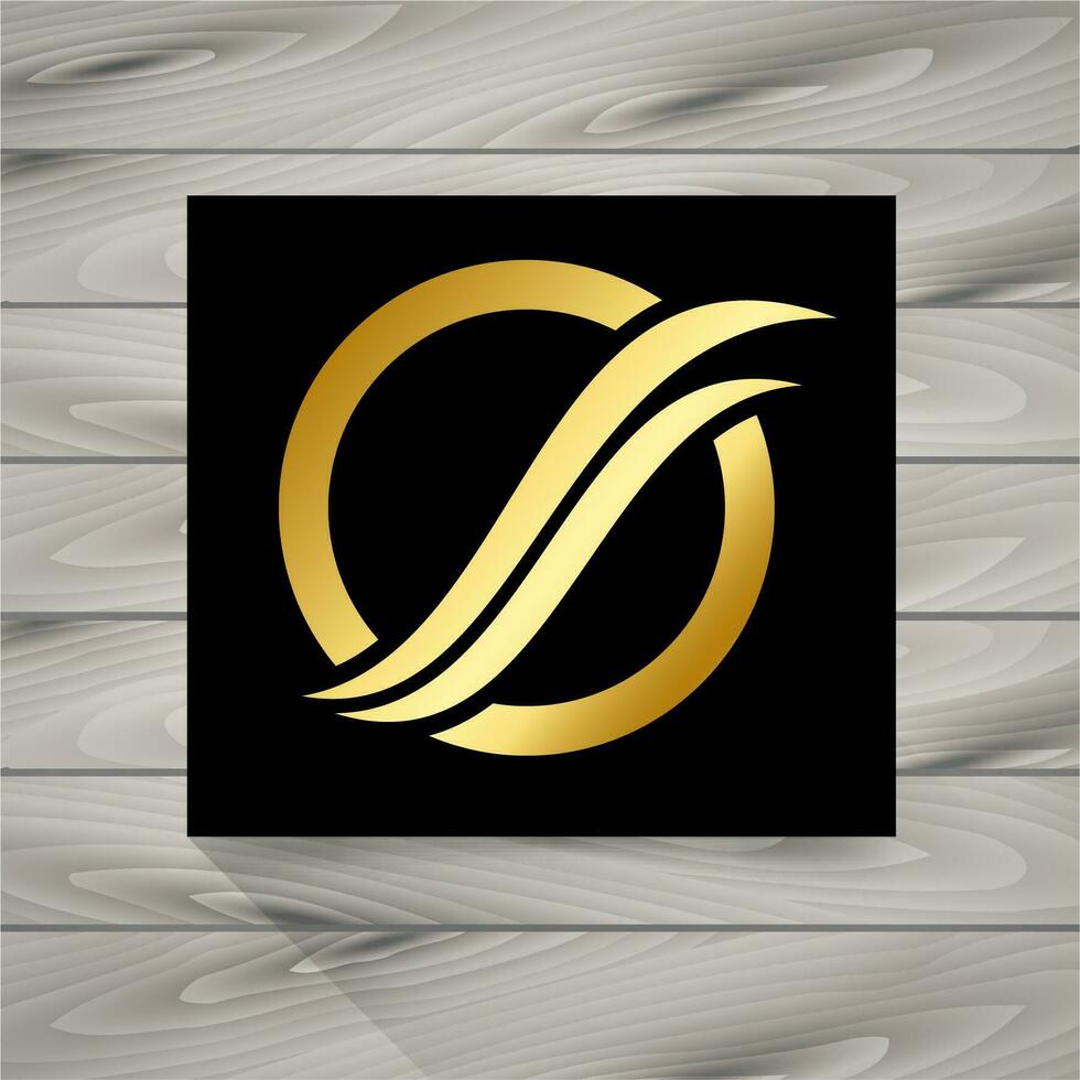 Logo d&#39;oro vettore
