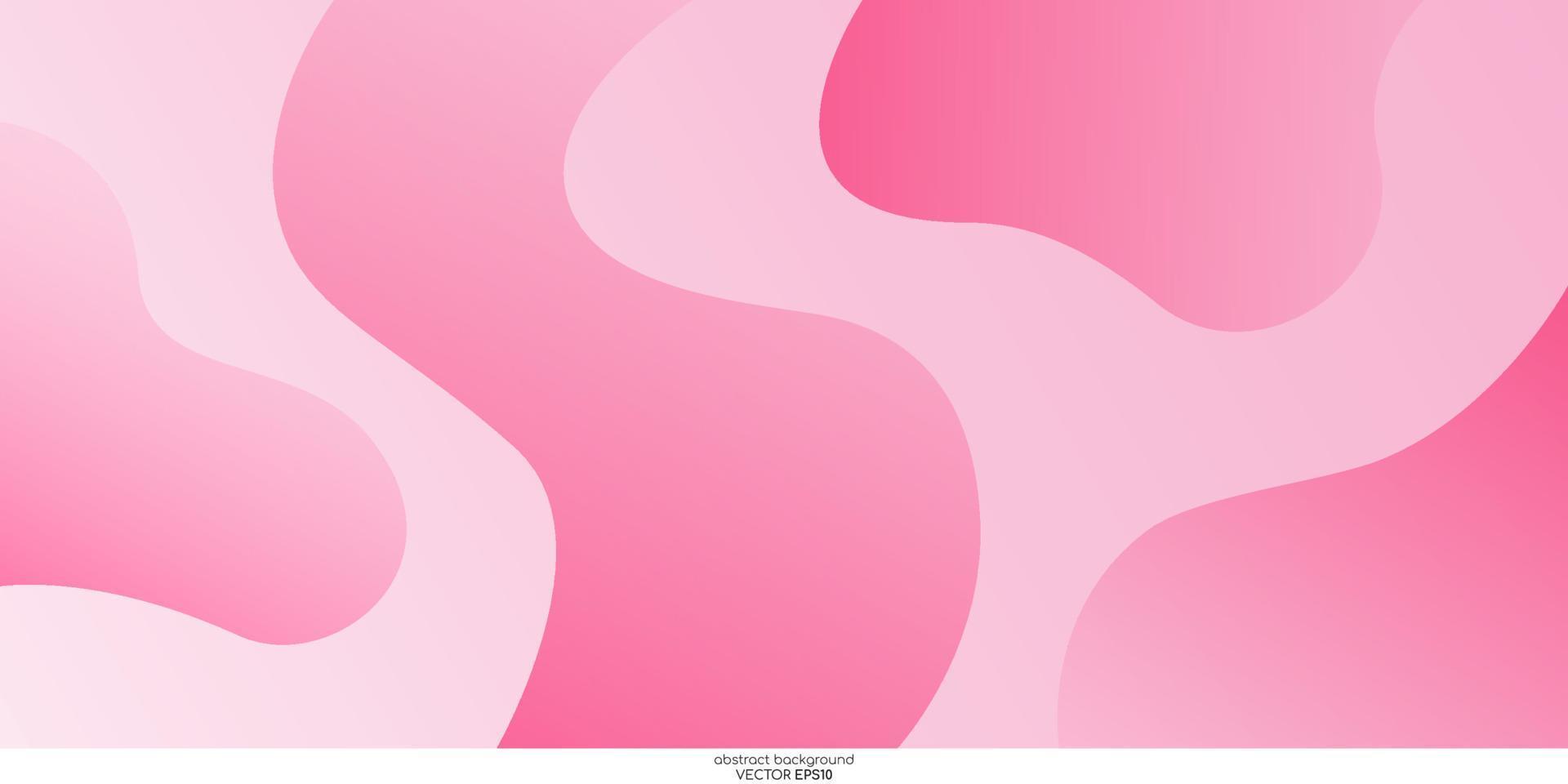 colore rosa pastello astratto con curve di forma concava per lo sfondo. illustrazione vettoriale