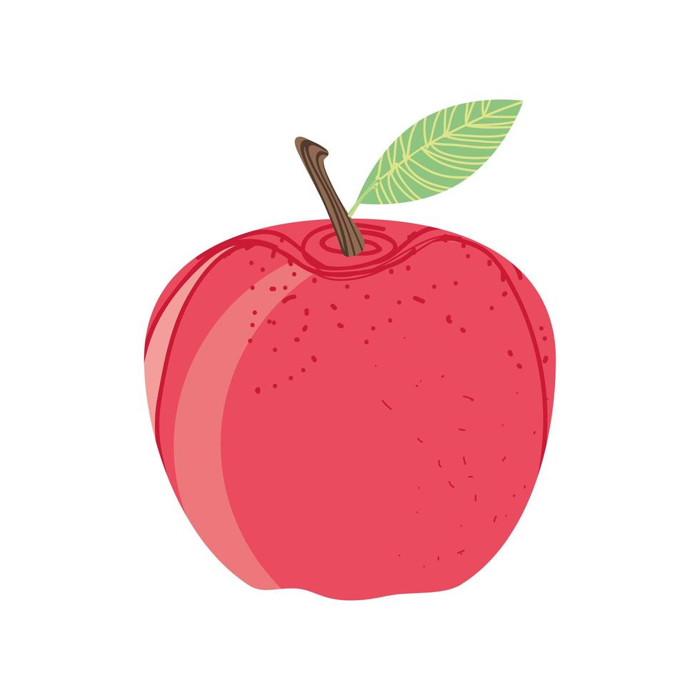 icona mela fresca vettore