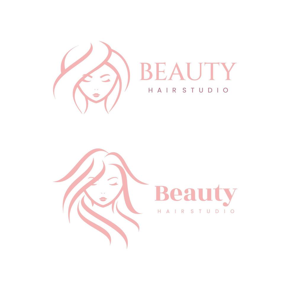 logo di bellezza adatto alle esigenze di cosmetici, saloni e altri vettore