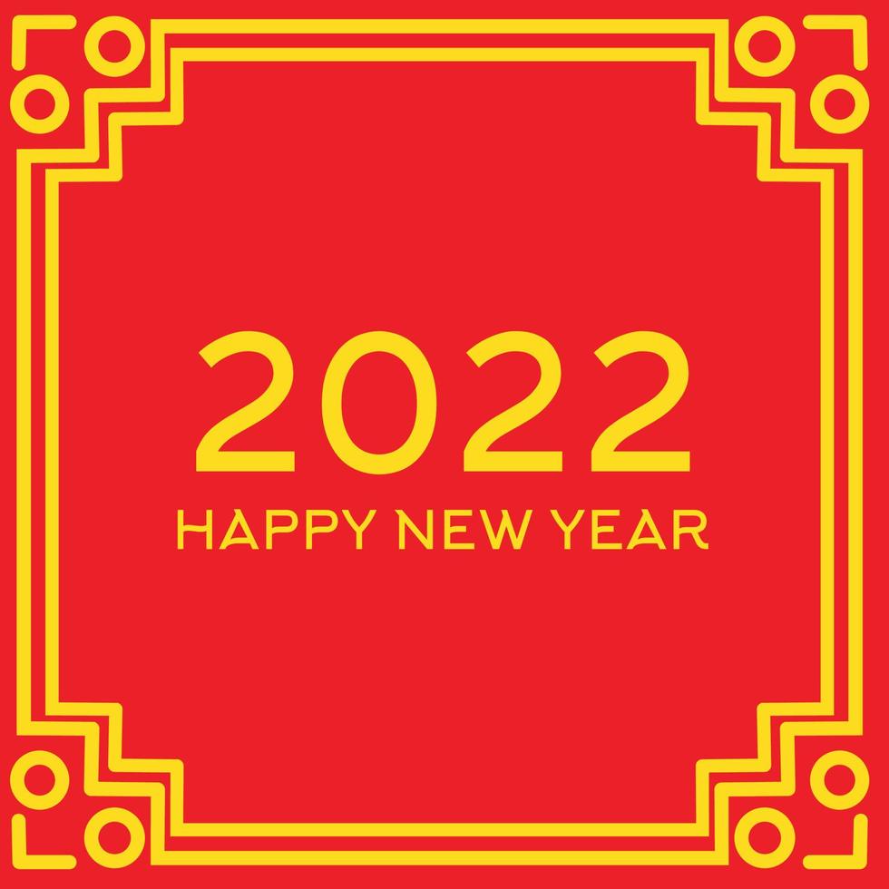 felice anno nuovo 2022.banner sfondo illustrazione vettoriale design