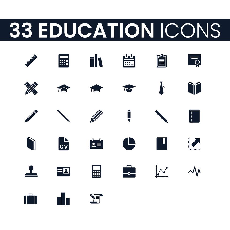 36 icone del documento impostate. pacchetto di icone del documento. collezione di icone. tratto vettoriale modificabile.