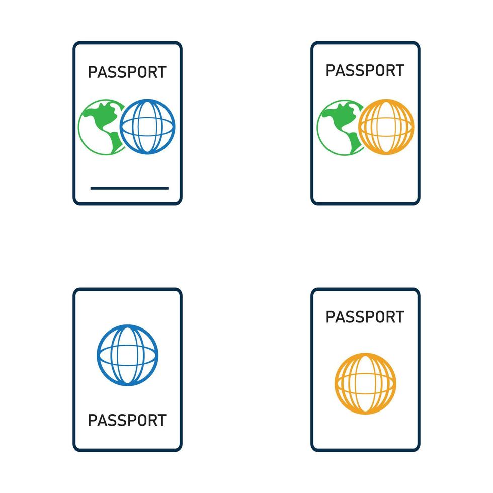 icona vettore passaporto internazionale - viaggio, imbarco, aeroporto, illustrazione vettoriale documento