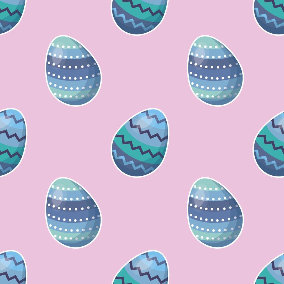 colorato adorabile uovo di pasqua vettore senza soluzione di continuità