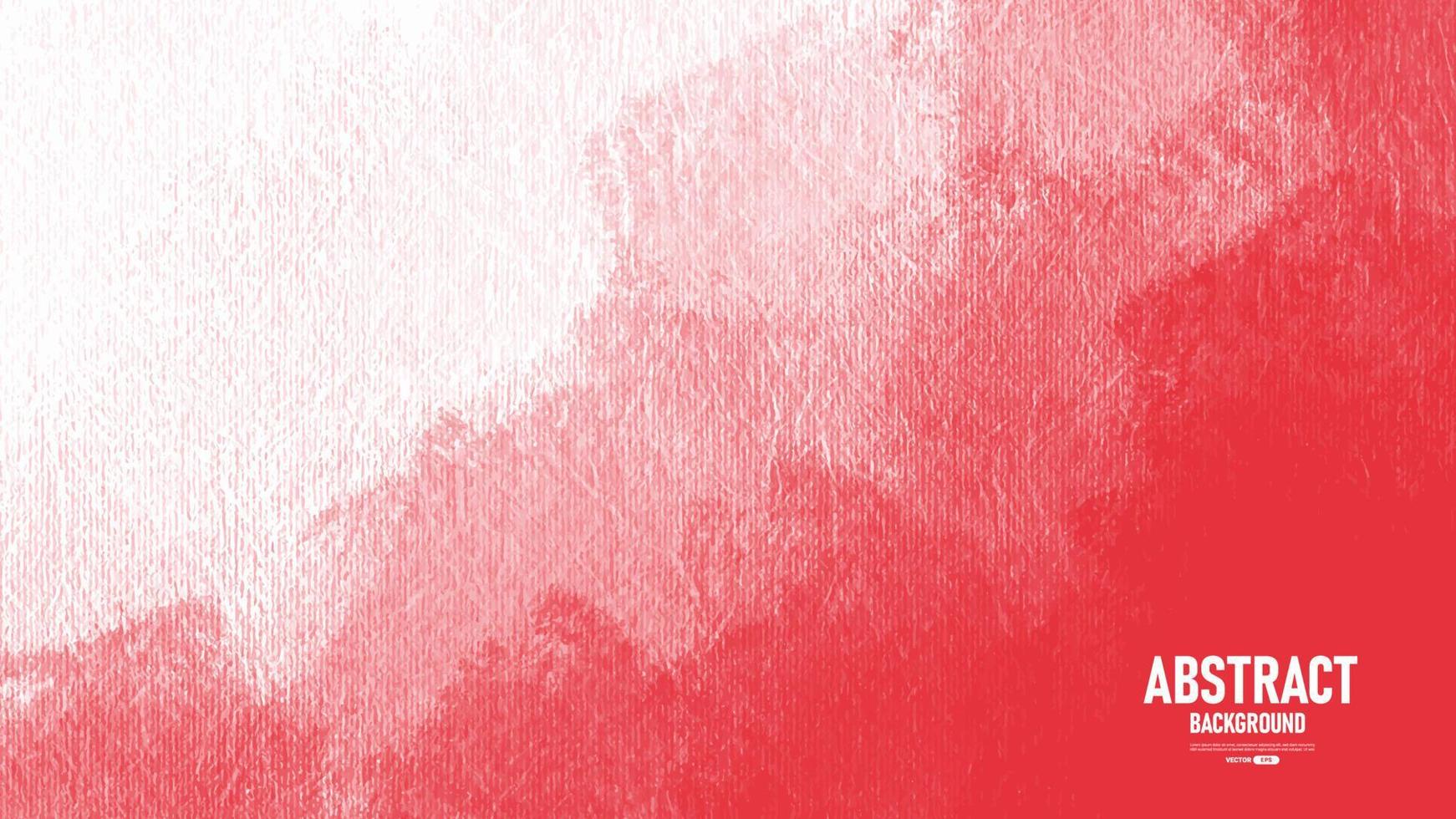 colore rosso e bianco dipinto a mano con texture acquerello vettore