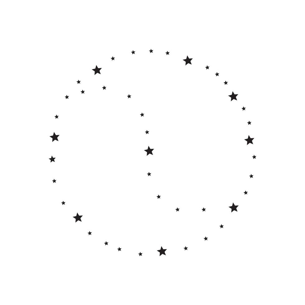 disegno dell'illustrazione di vettore del modello dell'icona della stella