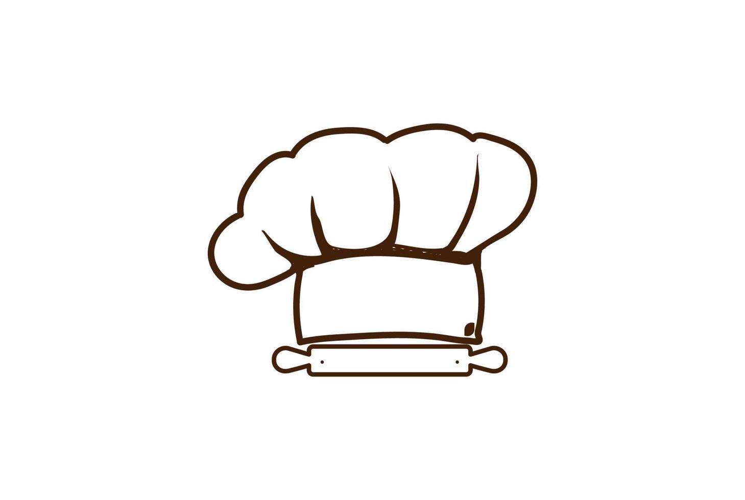 cappello da chef ristorante cucina tipografia logo design vector 4848622  Arte vettoriale a Vecteezy