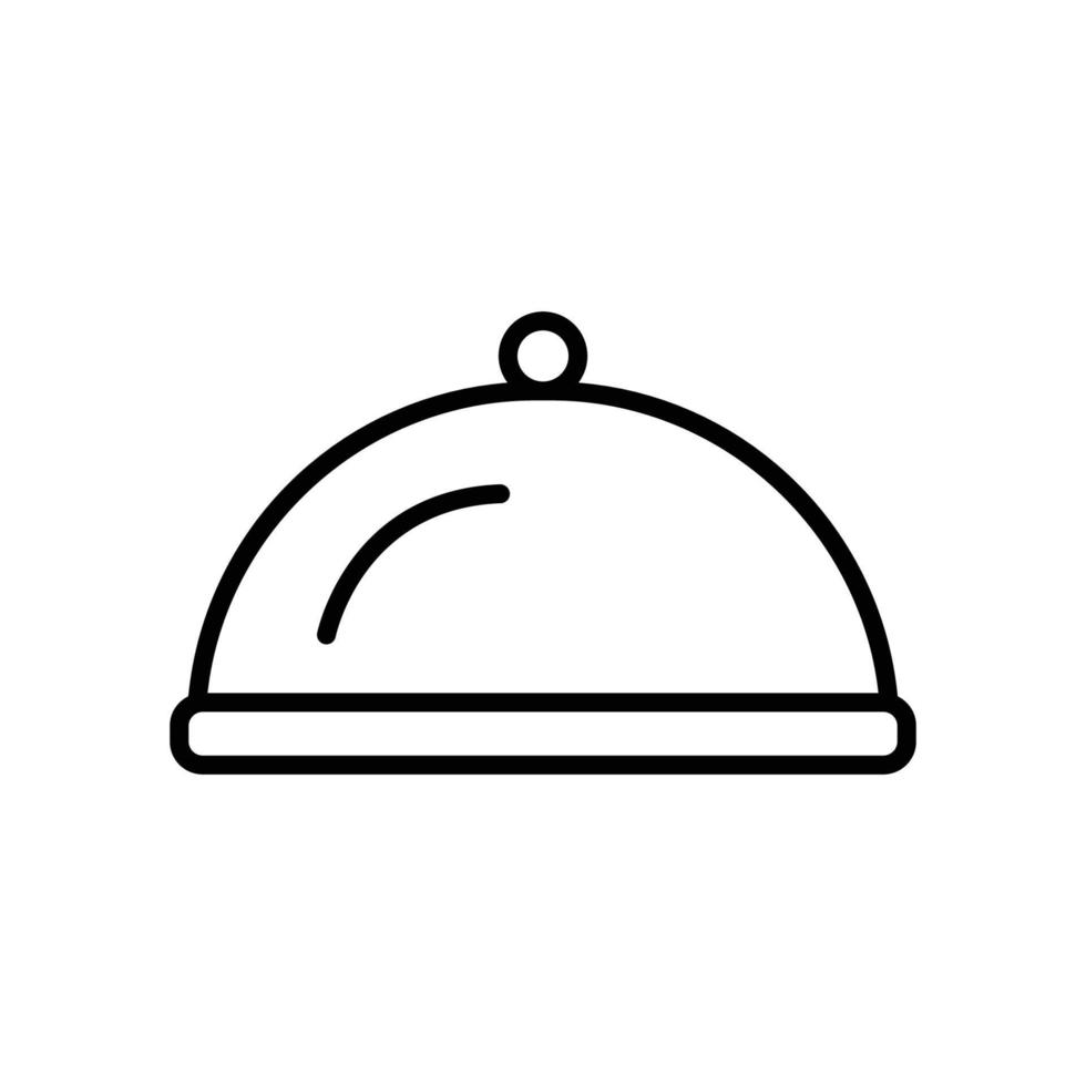 icona della linea del ristorante. modello di disegno vettoriale